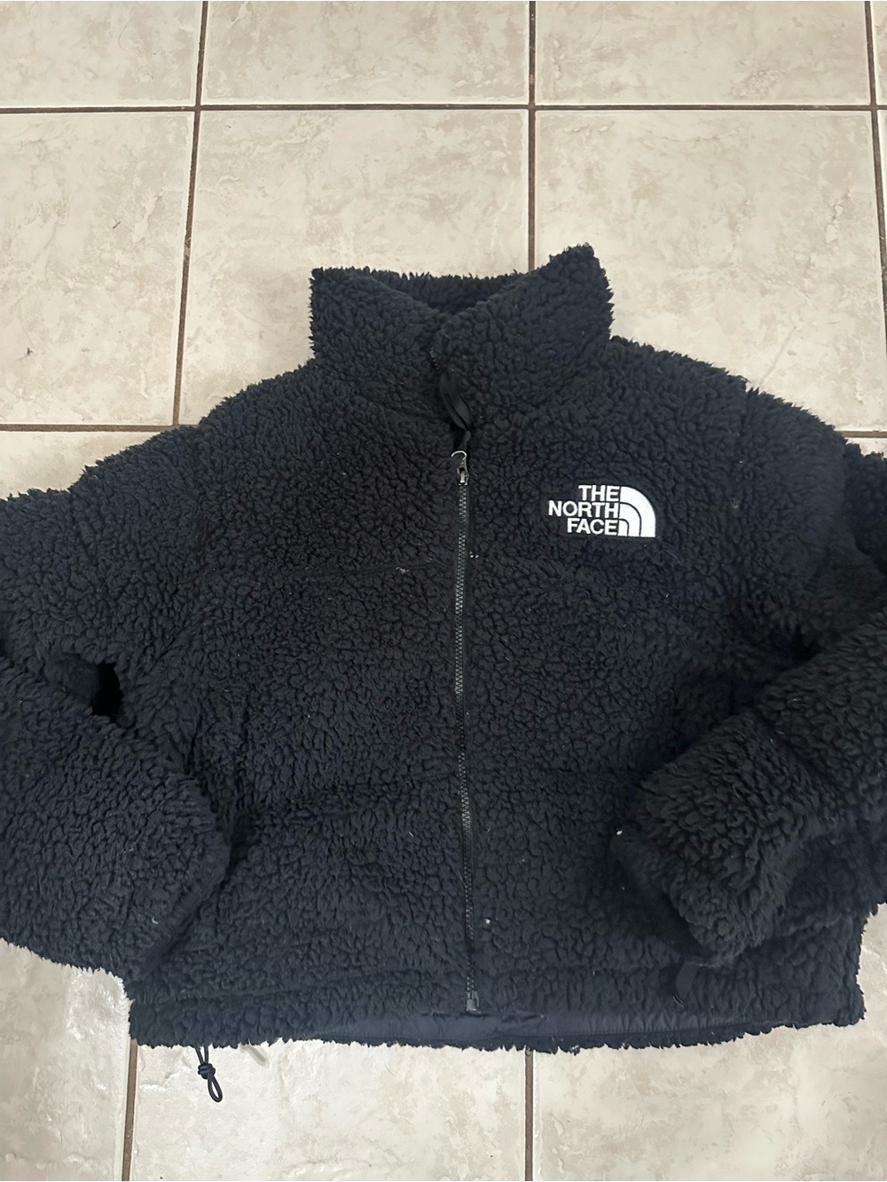 The North Face women Black Sherpa Puffer Jacket